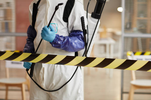 Professional Biohazard technician working in Riverside, ID